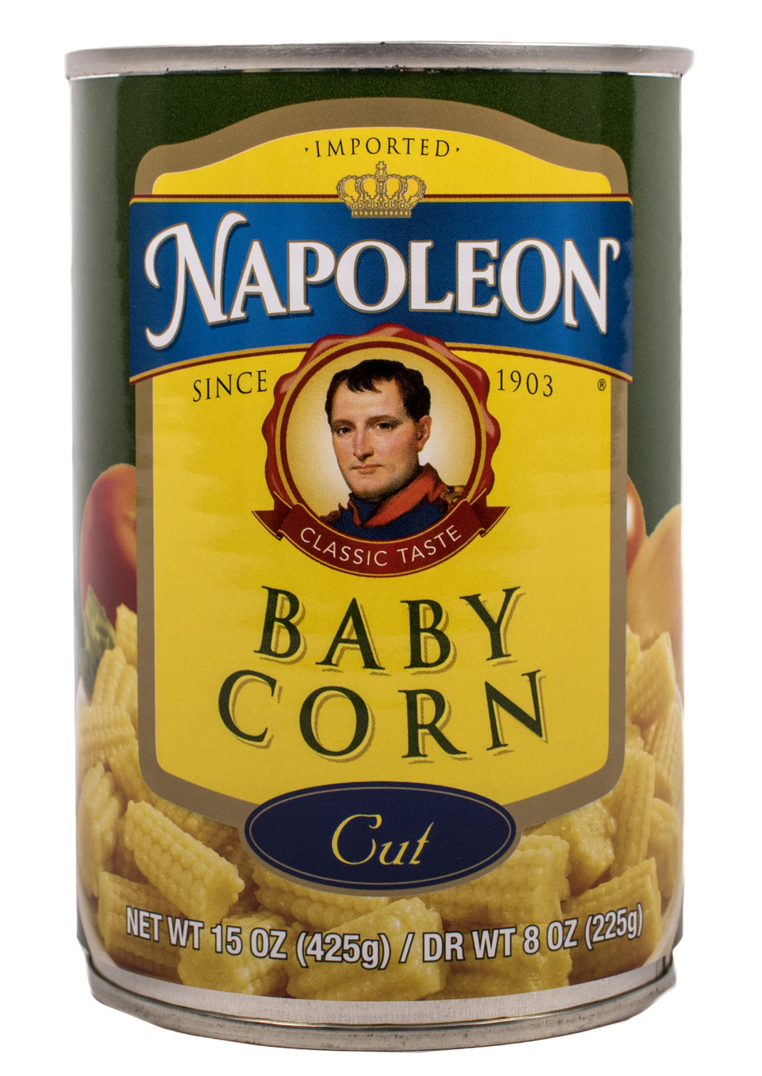 Cut Baby Corn 15oz - The Napoleon Co.