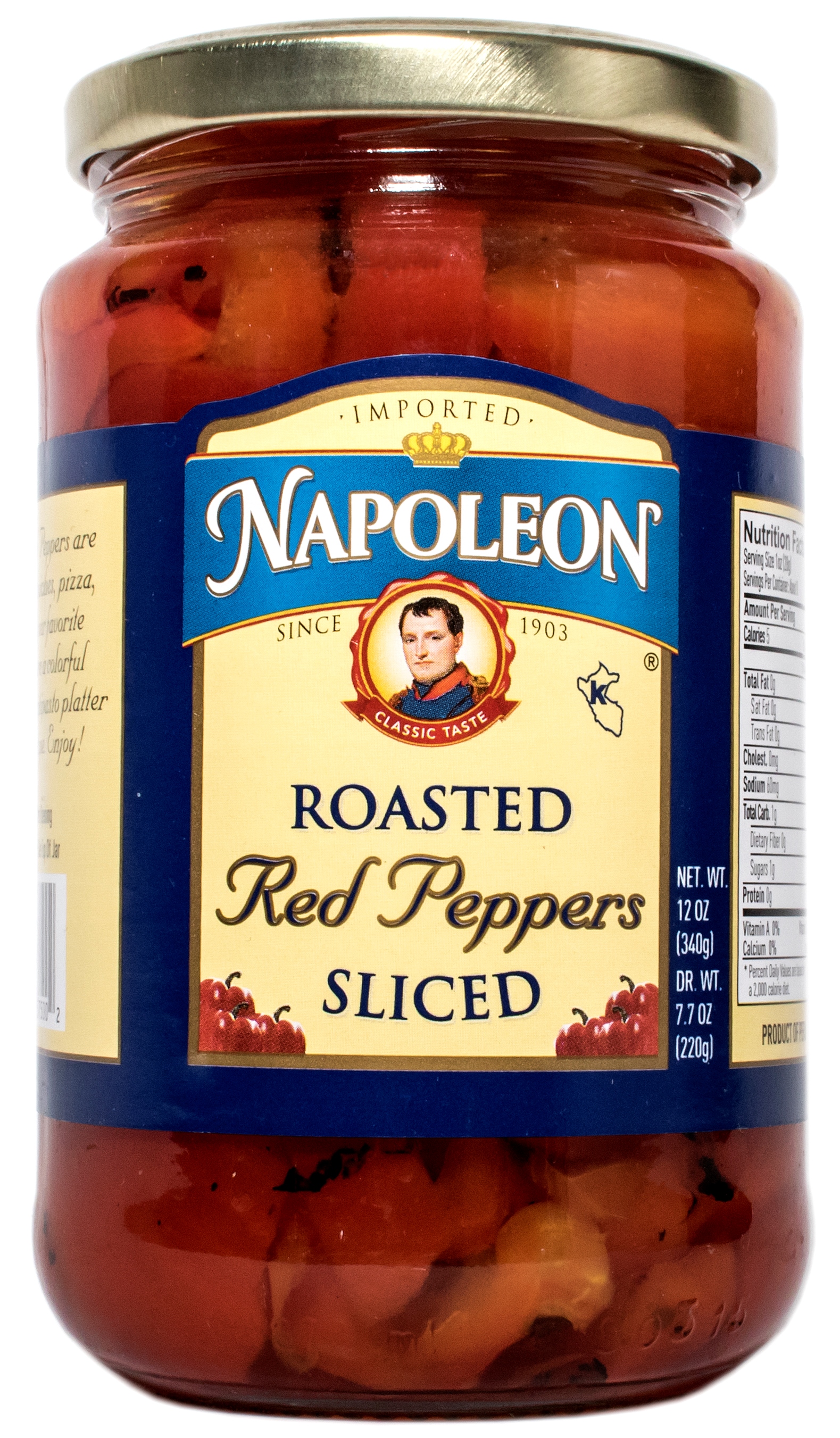 Great Value Roasted Red Bell Pepper Slices, 12 oz 